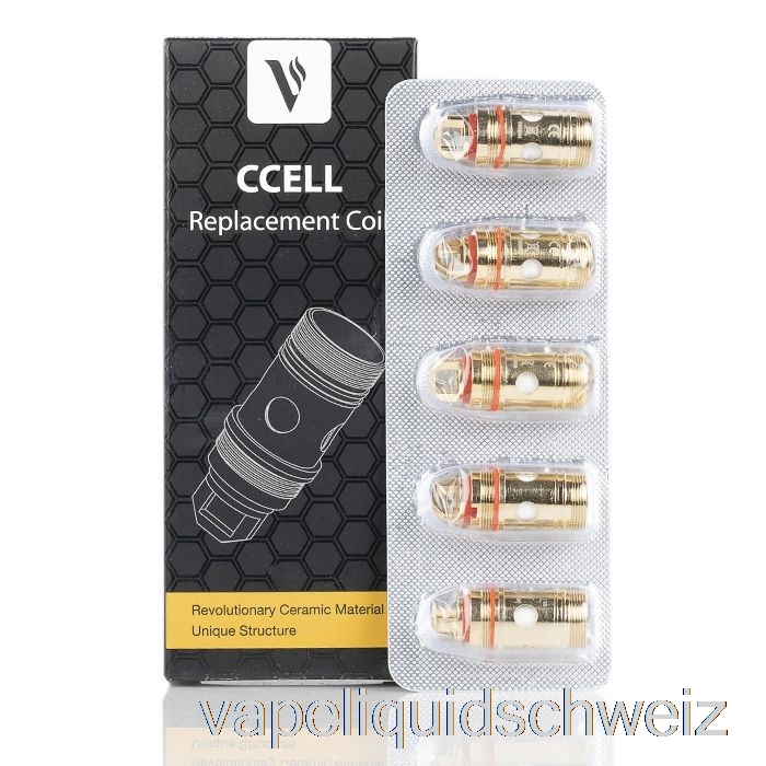 Vaporesso Ccell Keramik-Ersatzspulen 0,5 Ohm SS316L Vape Ohne Nikotin